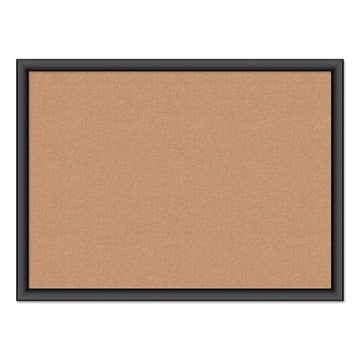 U Brands Cork Bulletin Board, 24 X 18, Natural Surface, Black Frame freeshipping - TVN Wholesale